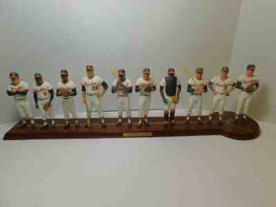 The 1970 Baltimore Orioles Baseball Team Statues Danbury Mint