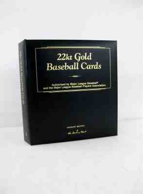 Danbury Mint 22k Plated Baseball Cards in Binder of 52 Cards A-Rod Griffey