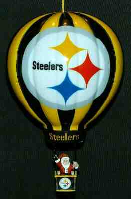DANBURY MINT ~ PITTSBURGH STEELERS ~ 2003 VICTORY BALLOON CHRISTMAS ORNAMENT