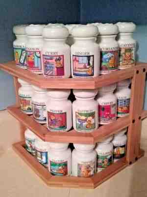 Garfield Comic Spice Jars The Danbury Mint 1994 Ceramic 21 Jars Paws Collectible