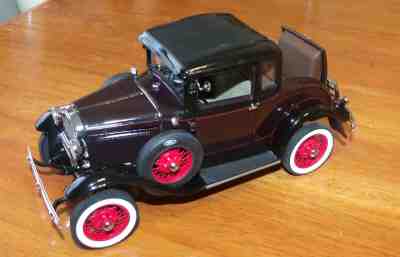 1931 DANBURY MINT FORD MODEL A  COUPE LIMITED EDITION