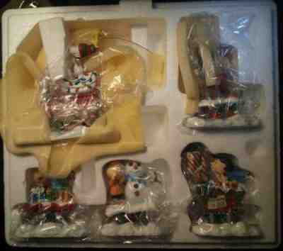 NIB Vintage Danbury Mint Peanuts Christmas Train w/Original Box & COA
