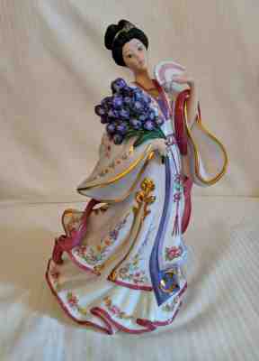 The Danbury Mint "Iris Princess" Porcelain Figurine by Lena Liu