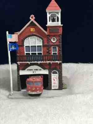 DANBURY MINT CLASSIC AMERICAN FIREHOUSES Union Fire Co 1
