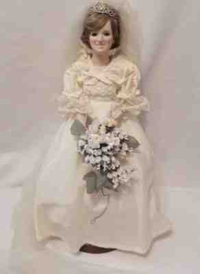 Danbury Mint 1981 Princess Diana Bride Doll Royal Wedding (Diamonds) EUC