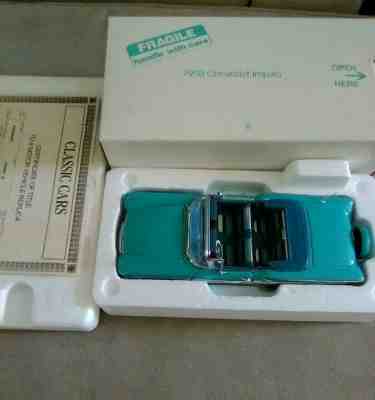 BEAUTIFUL DANBURY MINT 1958 CHEVROLET IMPALA IN ORIGINAL BOX WITH TITLE