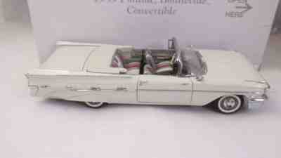 Danbury Die Cast Model Car. 1/24.1959 Pontiac Bonneville Convertible UNDISPLAYED