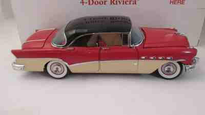 Danbury Die Cast Model Car. 1/24.1956 Buick Roadmaster  4 Dr Riviera UNDISPLAYED