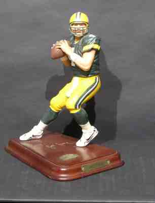2002 Brett Favre Danbury Mint Player Figurine Green Bay Packers NFL HOF