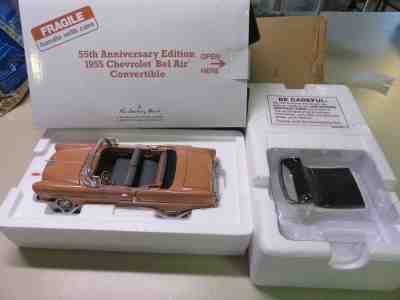 Danbury Mint 55th Anniversary 1955 Chevrolet Bel Air Convertible Rare Color