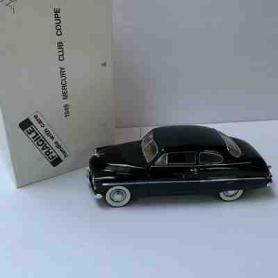 Danbury Mint 1949 Mercury Club Coupe 1:24 Scale Diecast Model Vintage Black Car