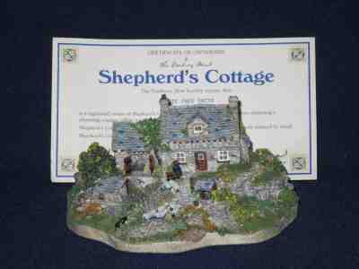 Danbury Mint Rare Shepherd's Cottage Jane Hart 1994 Country Village