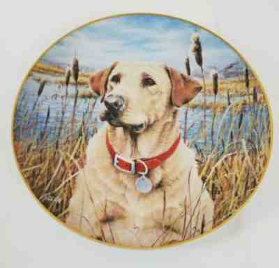 Danbury Mint Jim Killen Faithful Companion Labrador Retrievers Wild Wings Plate