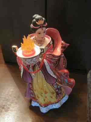 SUPERB Danbury Mint  Diamond Fire Empress Figurine By Lena Liu