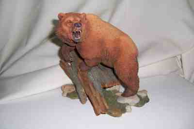 Danbury Mint Heavyweight Champ by Nick Bibby Grizzly Bear Figurine