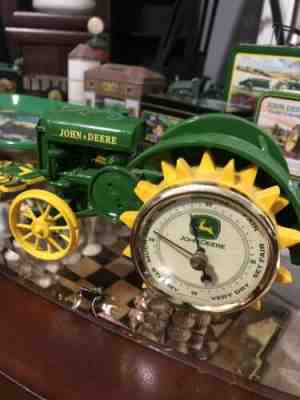 John Deere Danbury Mint Clock Tractor Collection With Extras!