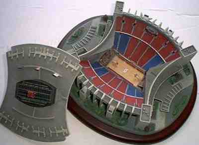 DANBURY MINT ASSEMBLY HALL INDIANA HOOSIERS BASKETBALL ARENA FIGURE FIGURINE