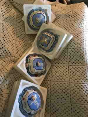 PILLSBURY DOUGHBOY KITCHEN MOLDS SET OF 4 DANBURY MINT 2004 (DECORATIVE ONLY)