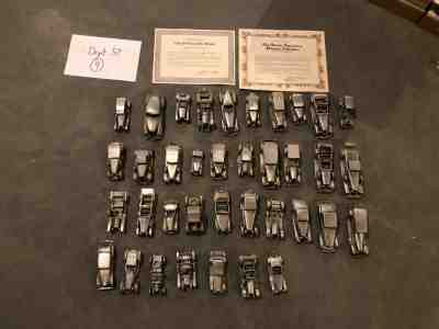(37) Danbury Mint Classic Cars of The World American Motorcar Pewter Rare