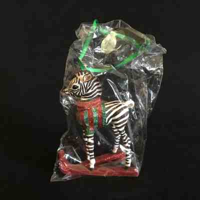 Danbury Mint Baby Animal Ornaments Baby Zebra New in Wrapping with Tag