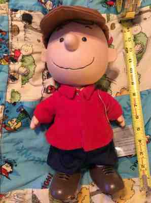 PEANUTS DANBURY MINT PORCELAIN DOLL CHARLIE BROWN CHRISTMAS 13” VERY RARE 