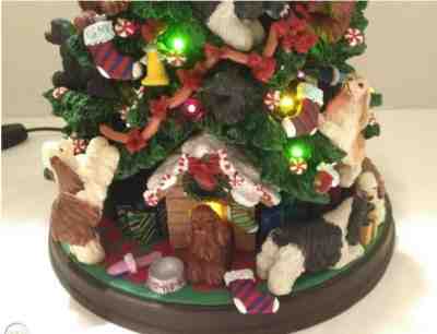 Danbury Mint Cocker Spaniel Christmas Tree - VERY RARE HARD-TO-FIND COLLECTIBLE