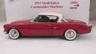 Danbury Die Cast Model.1/24.1953 Studebaker Commander Starliner  UNDISPLAYED