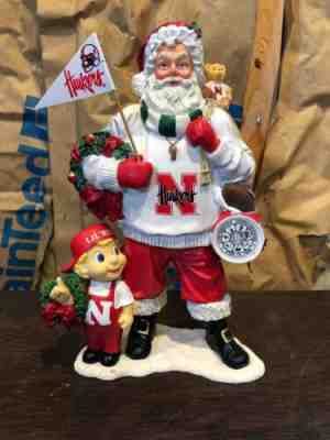 Nebraska Cornhuskers Danbury Mint Husker Santa Claus