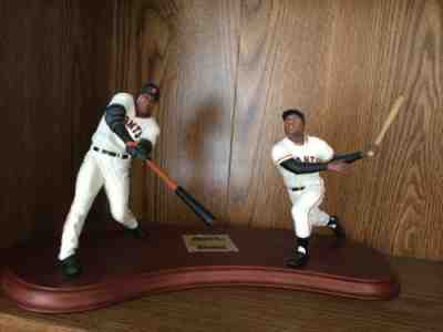 Willie Mays & Barry Bonds “660 Home Runs” Danbury Mint All Star Figurine