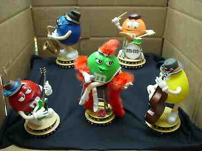 M&M DANBURY MINT RARE AND SUPER COOL 5 FIGURE ROCK JAZZ COUNTRY BAND SET