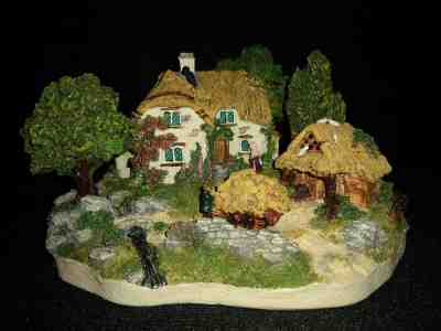 Danbury Mint Rare "Granny's Cottage" Jane Hart 1994 Country Village NEW