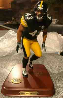 Troy Polamalu Danbury Mint All Star Figurine Pittsburgh Steelers w/ Base