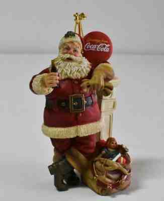 Danbury Mint 1999 Coca Cola Santa Claus 4" Christmas Ornament My Gift for Thirst