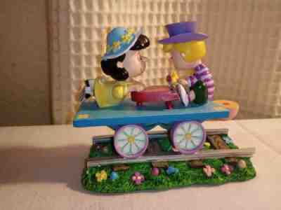 DANBURY MINT PEANUTS SNOOPY EASTER BEAGLE EGGS-PRESS TRAIN REPLEACEMENT PIECE 