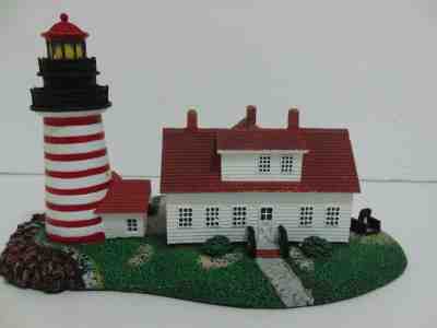 DANBURY MINT "WEST QUODDY HEAD LIGHTHOUSE" Historic American Lighthouse's 1992