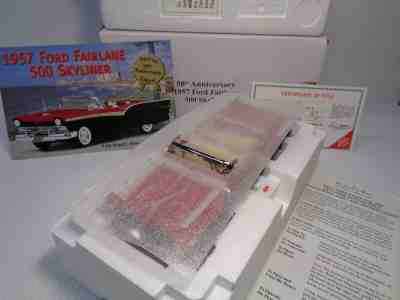 $REDUCED$ DANBURY MINT1957 FORD FAIRLANE SKYLINER 500 50th ANN ED NIB W/DOC&BRO.