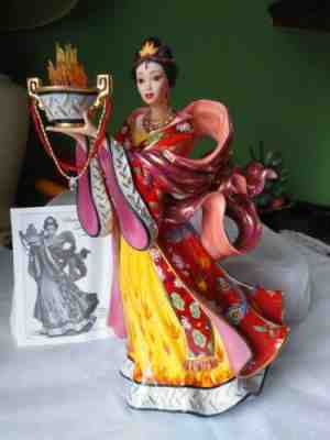 Lena Liu Danbury Mint Diamond Fire Empress 10 1/2