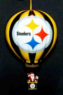 DANBURY MINT ~ PITTSBURGH STEELERS ~ 2003 VICTORY BALLOON CHRISTMAS ORNAMENT