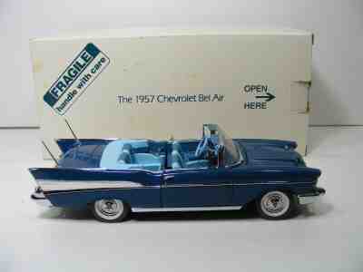 DANBURY MINT*1957 CHEVROLET BEL AIR CONVERTIBLE  1/24 MINT in Box