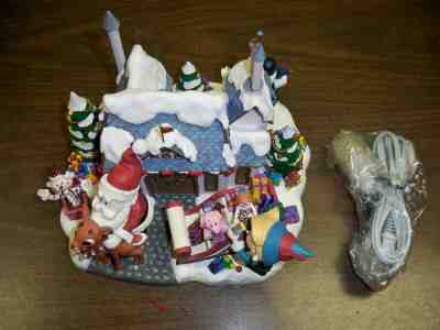 Danbury Mint Rudolph Red Nosed Reindeer Misfit Toys Light up House Display