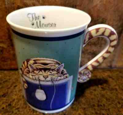 Gary Patterson Comical Cats Porcelain Collector Mug THE MOUSER Danbury Mint Cup
