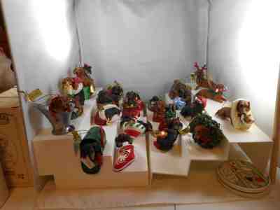 2004 danbury Mint Delightful Dachshund Ornament series