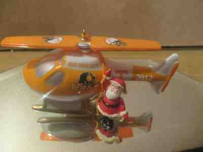 TENNESSEE VOLUNTEERS DANBURY MINT ORNAMENT 2012 HELICOPTER  NIB EXCELLENT 