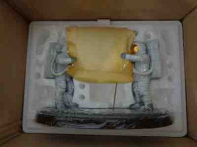 Danbury Mint Aldrin Armstrong Man Walks on Moon figurine