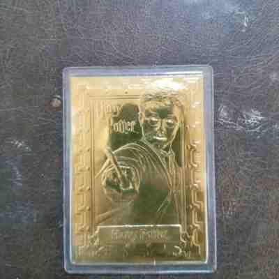Danbury Mint 22K Gold Harry Potter Card 