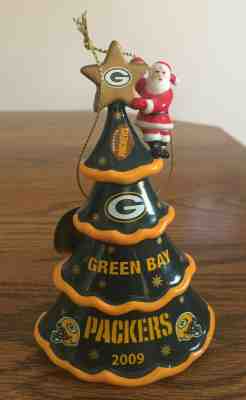 DANBURY MINT NFL GREEN BAY PACKERS 2009 CHRISTMAS TREE ORNAMENT NFL