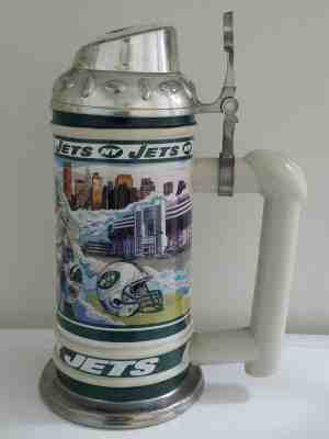 Danbury Mint New York Jets Collector Stein