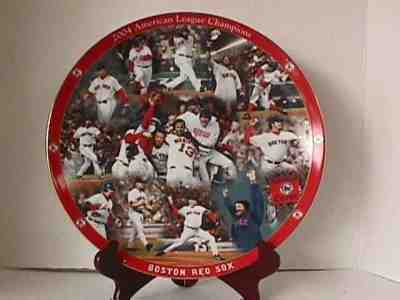 2004 Boston Red Sox WS & ALCS Collector's Plate Set - Danbury Mint