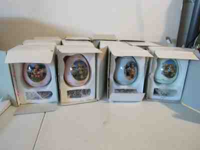 Wonderful Danbury Mint Hummel Decorated Porcelain Eggs- Set of 12