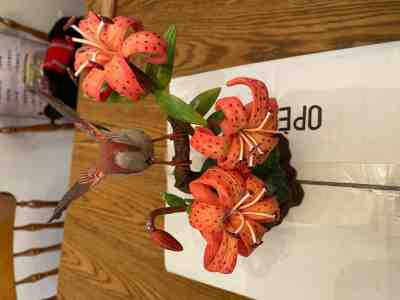 Danbury Mint  buckeye gem by Bob Guge Birds